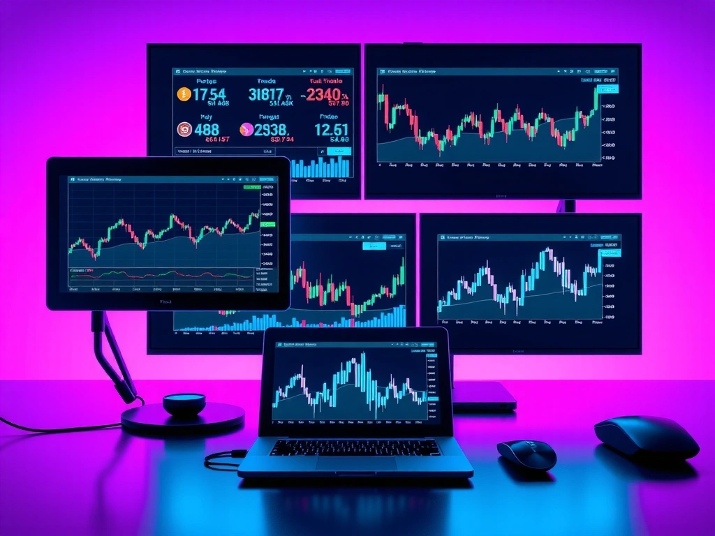 Dashboard de Simailai mostrando interfaz de trading con gráficos en tiempo real